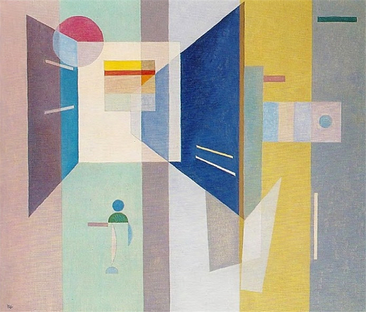 After Right to the Left 1932 Wassily Kandinsky Oil Painting